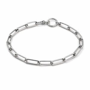 Stainless Steel Silver Chain Link Bracelet